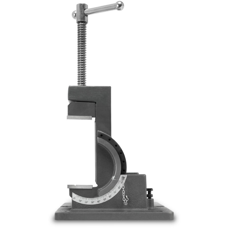 Table rotative 100 mm inclinable avec mandrin de tour de 65 mm pour fraisage.