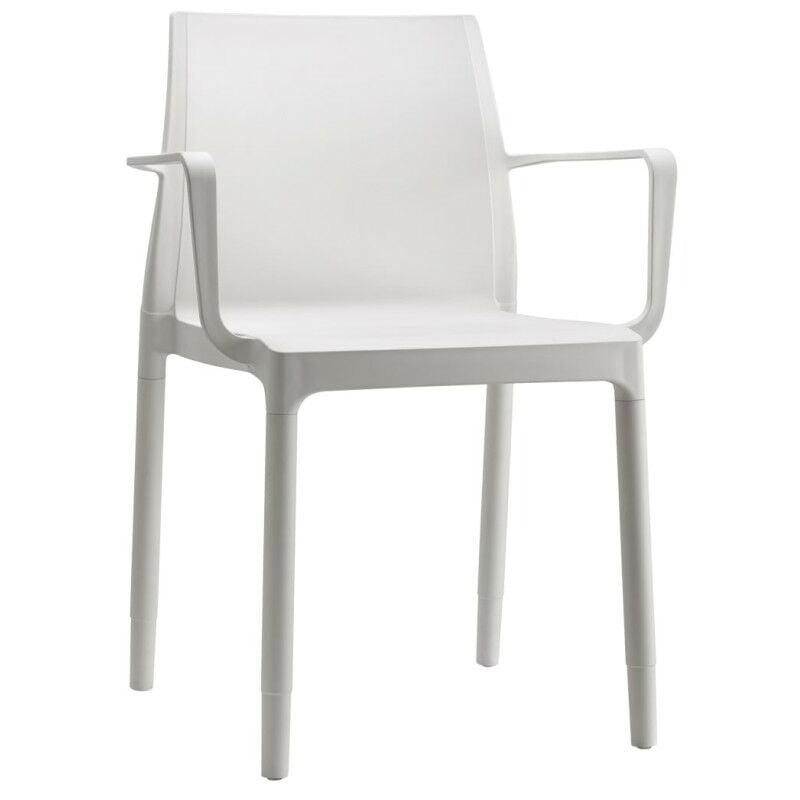 4 fauteuils jardin Chloé trend SCAB design - Blanc