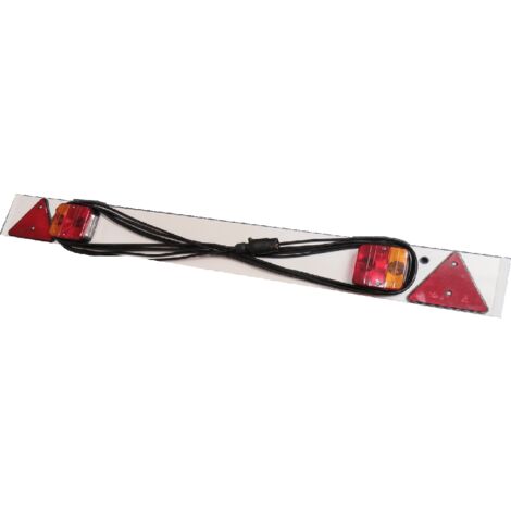 4 Feet Trailer Board, 10M Cable - Fog Lights Reflectors Towing Rack Boat Tractor Van Car Caravan
