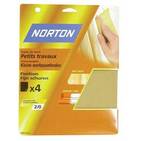 Papiers abrasifs auto agrippant pour plâtre Expert NORTON - plusieurs modèles disponibles