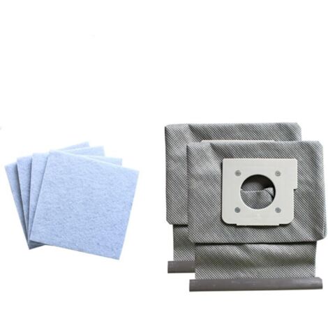 4 filtre de coton du moteur 2 lavable LG Aspirateur Sacs poussire Remplacement pour LG V-743rh V-2800rh V-2800rb V-2800ry V-2810