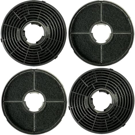 4 filtres à charbon compatibles avec les hottes aspirantes Lamona HJA2480, HJA2908 et LAM2401