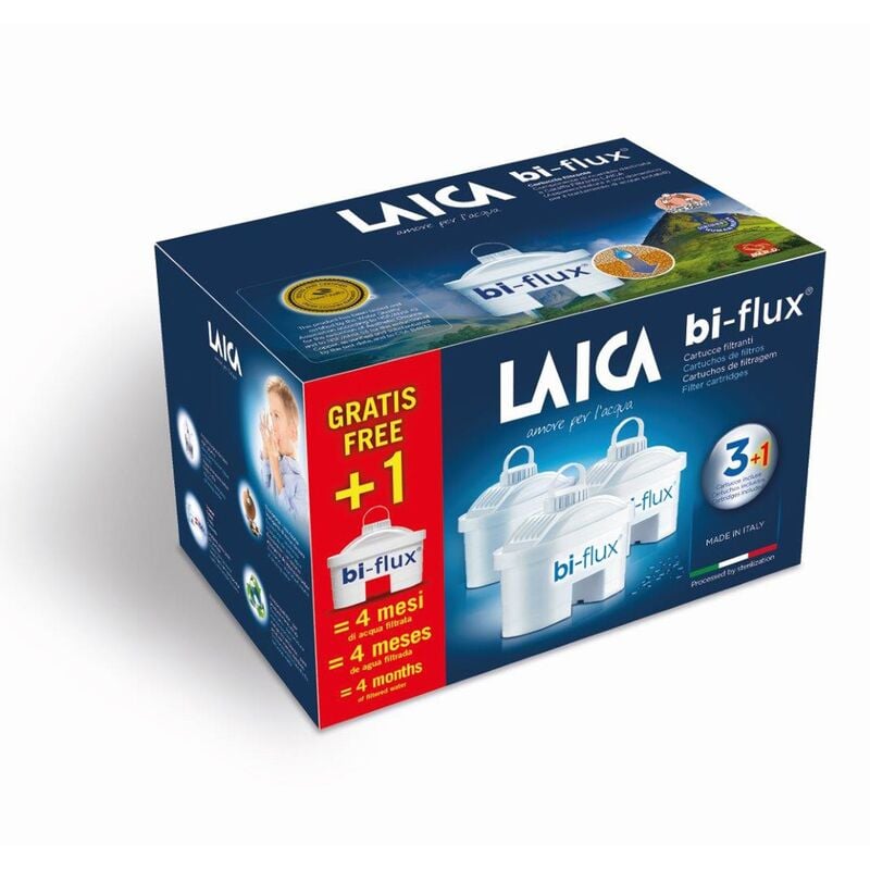 4 filtres bi-flux blancs