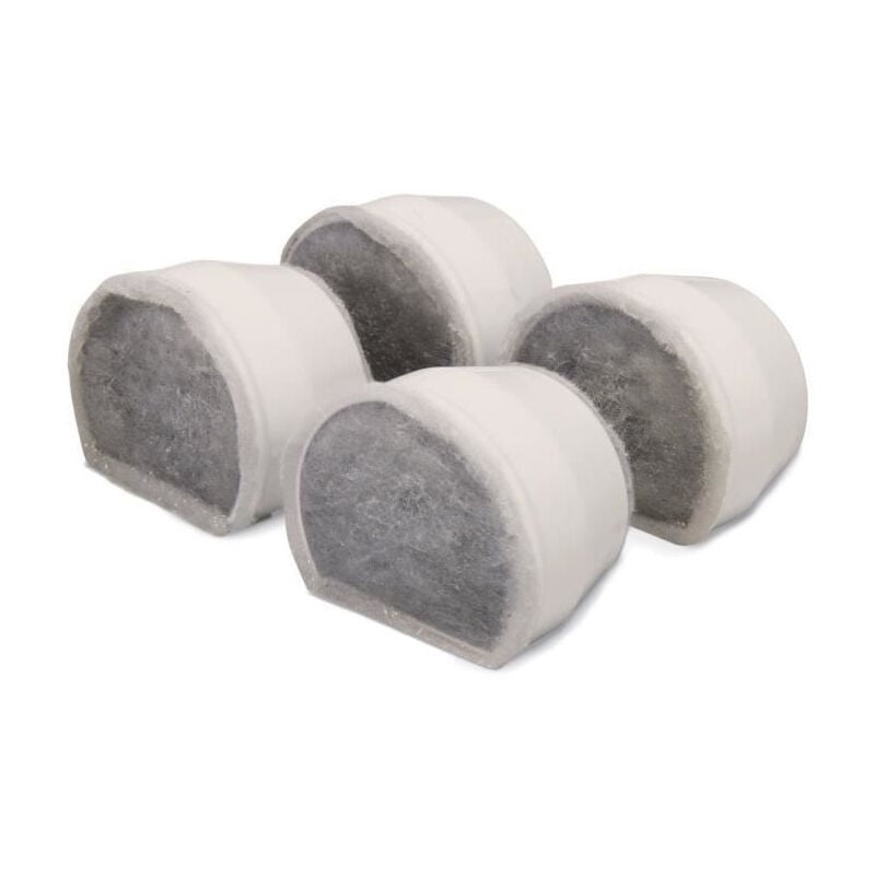Drinkwell 4 filtres de rechange au charbon pour fontaines Avalon et Pagoda - Pour chat et chien