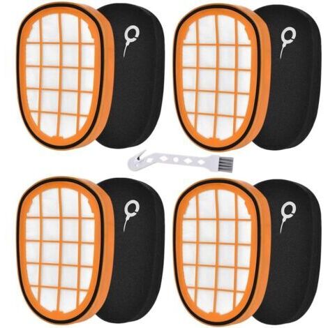 4 filtres pour aspirateurs sans fil Philips SpeedPro Max Aqua FC6822/6823/6827/6904/6906/6908