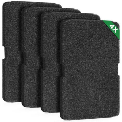 4 filtres pour sèche-linge, filtres éponge, compatibles avec Beko Grundig Blomberg ElektraBregenz 2964840100, 240 x 155 x 11 mm,