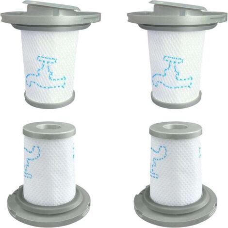 4 filtri di ricambio per Rowenta ZR009006, filtri HEPA per aspirapolvere X-FORCE FLEX 8.60 e Rowenta X-PERT 6.60 RH 68 xx