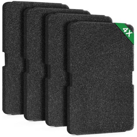 4 filtri per asciugatrice, filtri spugna, compatibili con Beko Grundig Blomberg ElektraBregenz 2964840100, 240 x 155 x 11 mm, OUYLAF