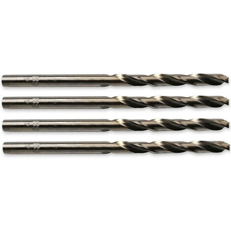 4 forets Ø 4 mm hss-g cobalt (5%) m35