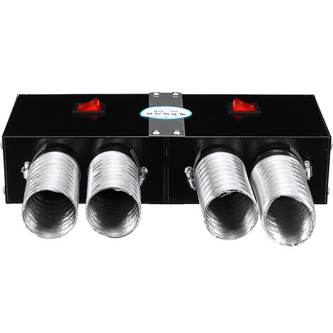 DRILLPRO 4 Fori 2000W 12V Auto Riscaldatore Asciugatrice Auto Riscaldatore Demister Sbrinatore Caldo Ventilatore Caldo LBTN