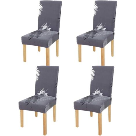 4 fundas elásticas para sillas de comedor, universales, para el hogar, restaurante, bar y hotel.