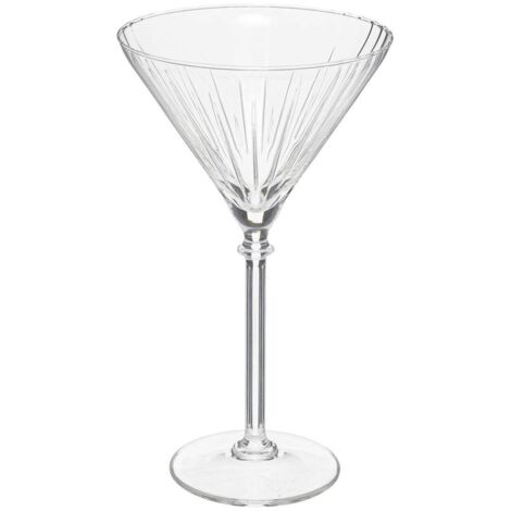 4 Gestreifte Cocktailgläser 25CL - Sg secret de gourmet