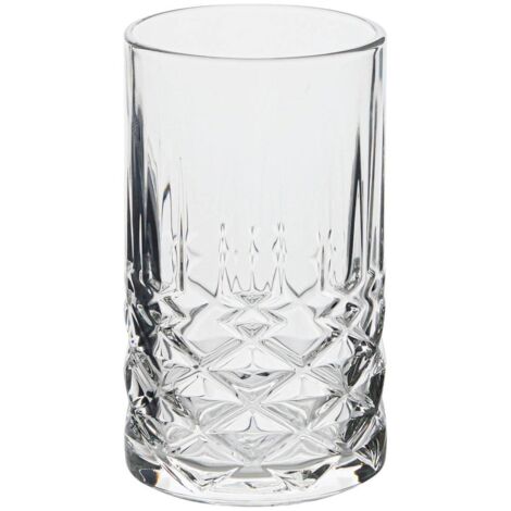 4 gobelets Gaspard transparent D7,2xH13,3cm - Atmosphera créateur d'intérieur