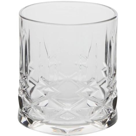 4 gobelets Gaspard transparent D8,1xH9,7cm - Atmosphera créateur d'intérieur