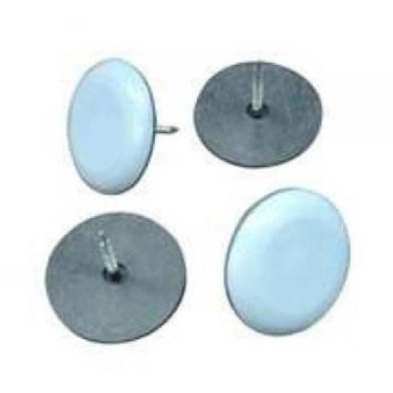 Image of Trade Shop Traesio - 4 Gommini Con Punta Per Protezione Pavimenti Gambe Sedie Diametro 19mm Feltrini -