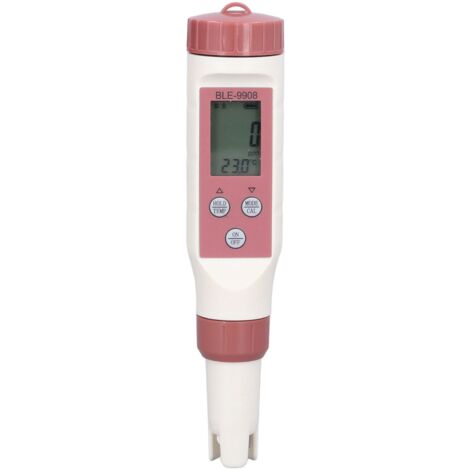 4-in-1 Bluetooth-pH-Tester für Wasser: Misst pH-Wert, TDS, EC-Wert und Temperatur mit mobiler App