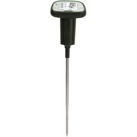 4-in-1-Bodenmessgerät mit Digitalanzeige, hochpräzise Sonde für Garten und Landwirtschaft, 100-mAh-Akku