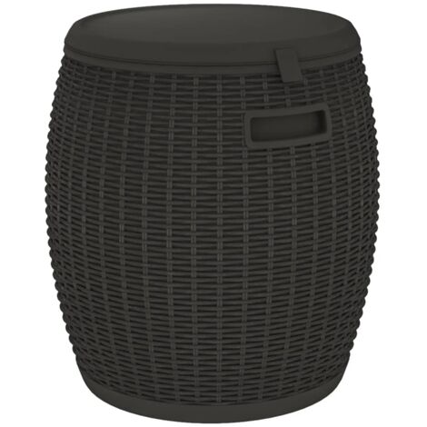 4-in-1 Gartenbox Schwarz Polypropylen vidaXL