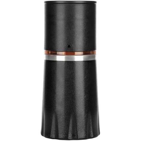 4-in-1 Handkaffeemühle mit integrierter Tasse – Multifunktionales Kaffeezubehör, Schwarz