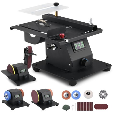 4" Mini Tischkreissäge - Tragbare Gehrungssäge Für Holz & Metall | 0-45° Verstellbar, 9000 U/min