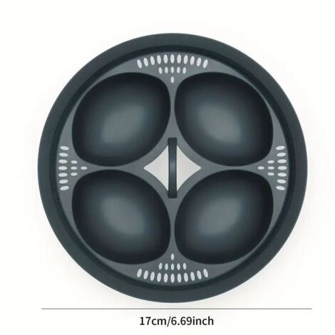 4-in-1 Multifunctional Steamer Basket, Egg Mold, Steamer, Egg Boiler Accessory for Thermomix (1 piece)