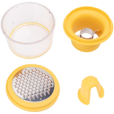4-in-1 Multifunktions-Maisentkerner mit Schüssel und Deckel, Mahlwerk, Schalenentferner, Edelstahl