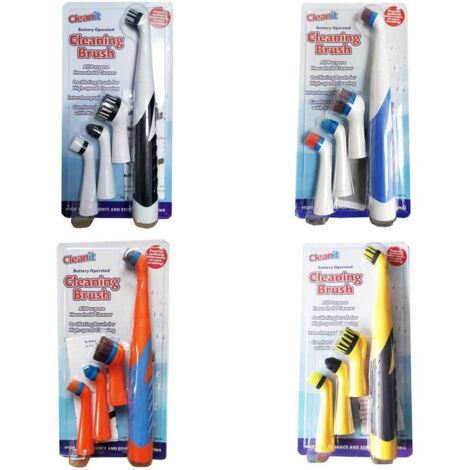 4 in 1 Supersonic Raschietto Spazzola per la Pulizia Elettrico Bagno Cucina