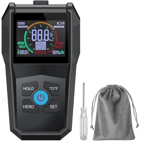 4 In 1 Wood Moisture Meter LCD Digital Display Moisture Meter