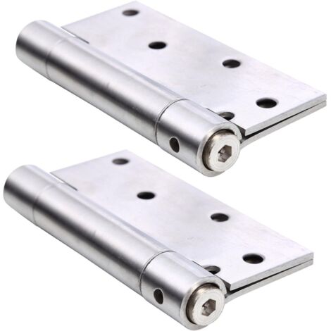 4 Inch Comfort Self-Closing Stainless Steel Single Spring Door Hinge (Pack of 1 Pair)