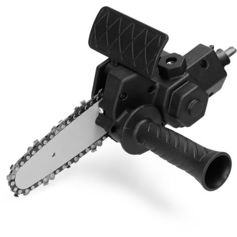 4-inch electric drill modified into a chainsaw tool, chainsaw accessory, practical modification kit, wood cutting