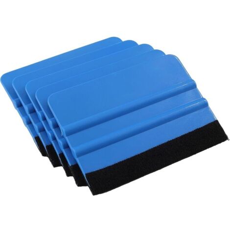 4-inch felt edge squeegee, car vinyl scraper decal applicator tool for window tint, wallpaper, sticker installation