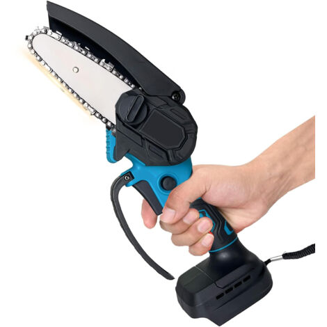 PEDONY 4 Inch Mini Cordless Chainsaw, Electric Chain Saws with Safety Lock, Small Portable Chainsaw (No Battery), Compatible with Makita Battery