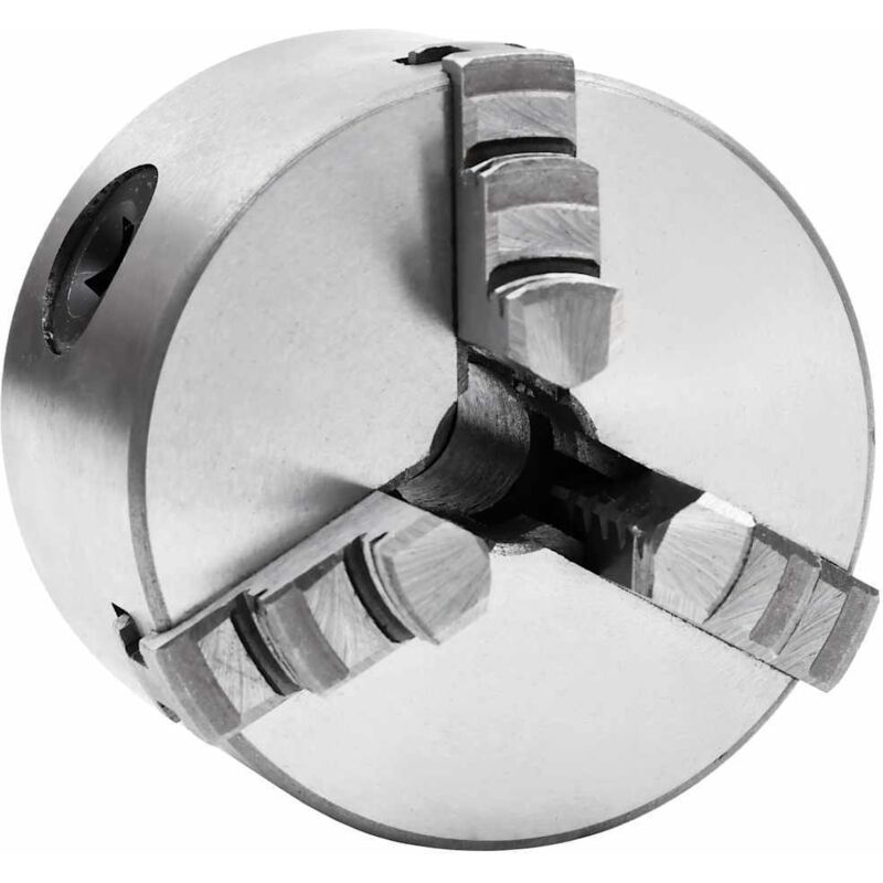 3 Jaw Self-Centering Lathe Chuck 80 mm Steel Vidaxl