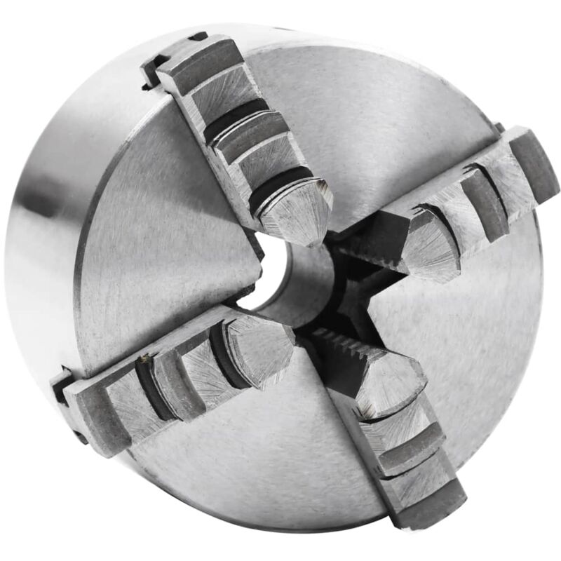 4 Jaw Self-Centering Lathe Chuck 100 mm Steel Vidaxl