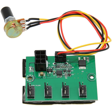 4-Kanal-PWM-Lüftersteuerung für 12-V-Lüfter, 30 cm Kabel, einfache Luftstromsteuerung für Computergehäuse