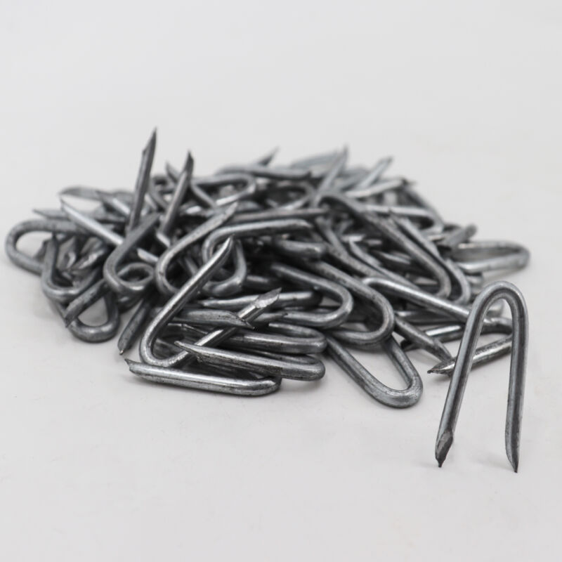 Aquagart - 4 kg de crampons, boucles métalliques, clôture de protection contre la faune sauvage, clôture forestière, clôture