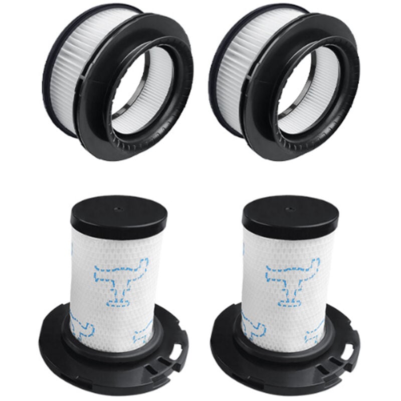 4 Kit de filtration pour Aspirateur Rowenta X-Force Flex 11.60 12.60 14.60 15.60 pour RH98xx (Remplacement Filtre après moteur ZR009008 et Filtre en