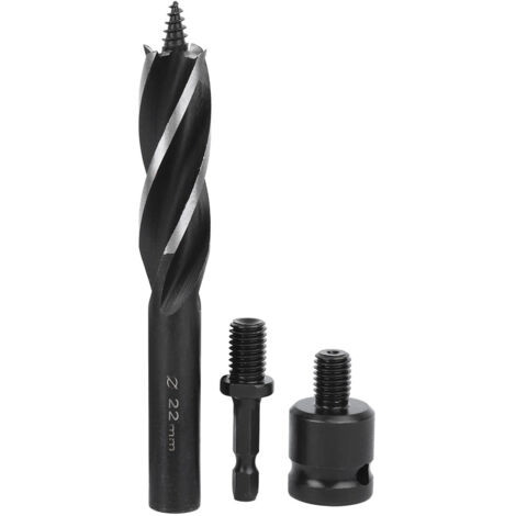 4-Klingen-Holzbohrer-Set aus Kohlenstoffstahl mit Sechskantgriff für präzises Bohren (22 mm)