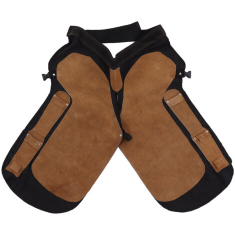 4 Knife Pocket Farrier Apron Professional Leather Farrier Chap for Horse Shoeing