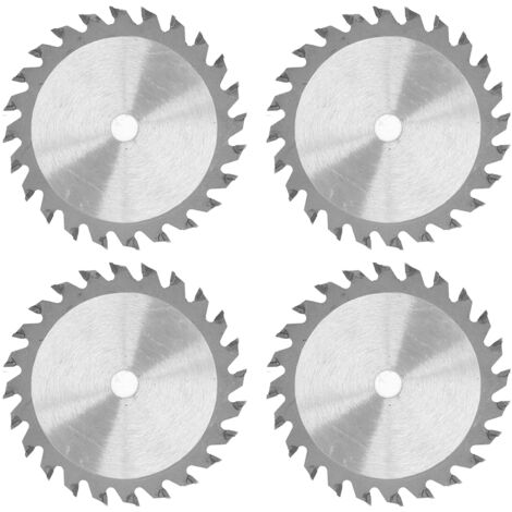 4 Lames de Scie Circulaire Carbure 85mm 24 Dents 3000 tr/min, pour Coupe Bois et Plastique, Lot de 4, Alésage 10mm/0.4in