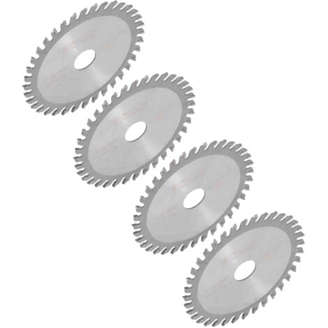 4 Lames de Scie Circulaire en Carbure 36 Dents pour Coupe Bois et Plastique - Kit Outils de Bricolage