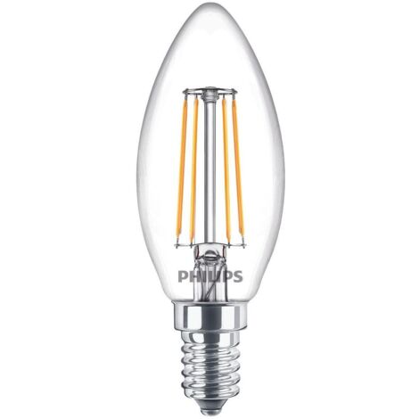 4 lampadine led filament 40w, philips