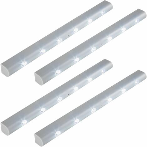 4 Led Light Strips With Motion Detector Led Under Cabinet