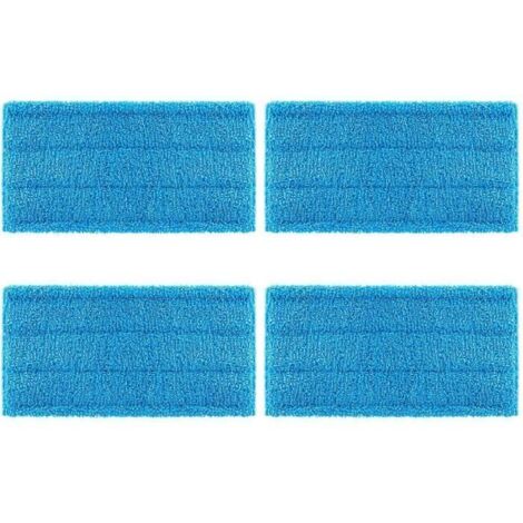 4 lingettes en microfibre compatible avec balai swiffer wetjet Recharge pour swiffer wetjet fabriqué en microfibre de haute qualité