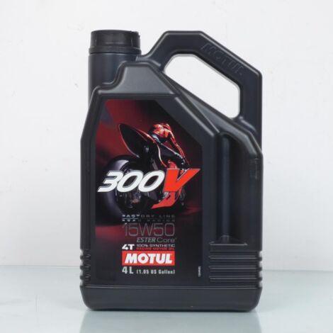 4-Liter-Kanister motul 15w50 300v 4t 100% synthetisches Öl für