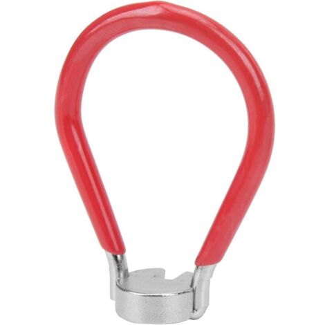 4 llaves de acero para reparación de radios de bicicleta (rojas)