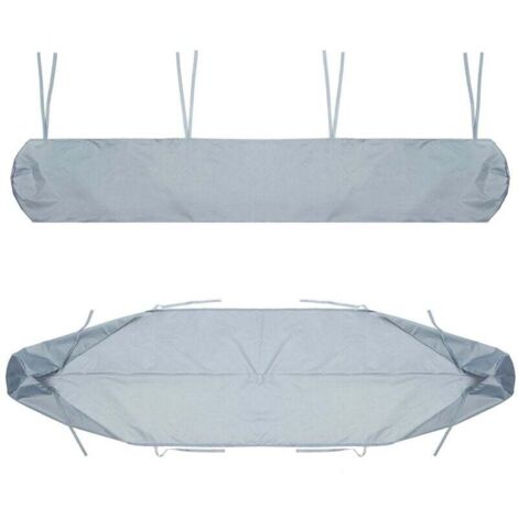 4 m Sac de Protection pour Store Banne(Gris),Housse de Protection Anti-poussière pour auvent de terrasse Noir Housse de Rangement pour cour et jardin