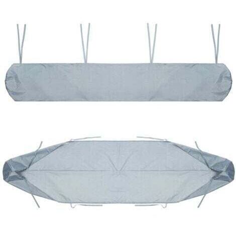 4 m Sac de Protection pour Store Banne(Gris),Housse de Protection Anti-poussière pour auvent de terrasse Noir Housse de Rangement pour cour et jardin