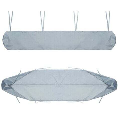 4 m Sac de Protection pour Store Banne(Gris),Housse de Protection Anti-poussière pour auvent de terrasse Noir Housse de Rangement pour cour et jardin