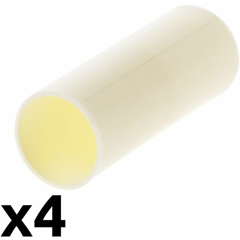 

4 manguitos para tubos - 16 mm - Blanco - Zenitech